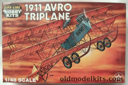 Life-Like 1/48 1911 Avro Triplane (Ex-Pyro), 09606 plastic model kit